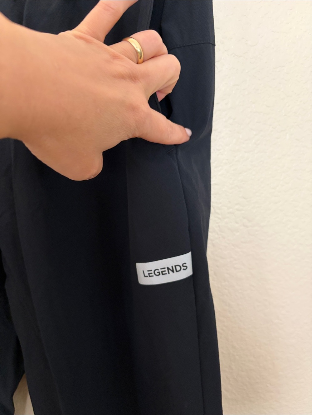 NWOT Legends Luka HD Jogger Black with Drawstring Waist - Picture 3 of 11